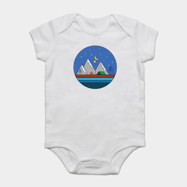Camping Baby Bodysuit by DickinsonDesign